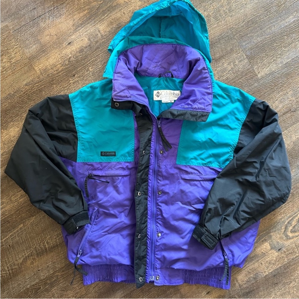 VTG Columbia 90’s Vamoose Windbreaker Colorblock Woman’s, XL